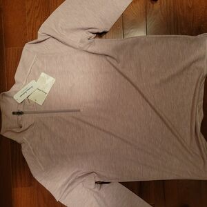 Tommy Bahama Men's Light Purple Quarter-Zip Sweater